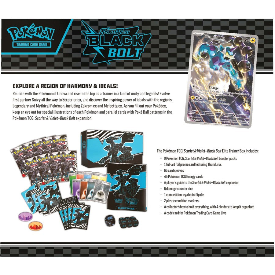 Pokémon TCG: Scarlet & Violet — Black Bolt Elite Trainer Box