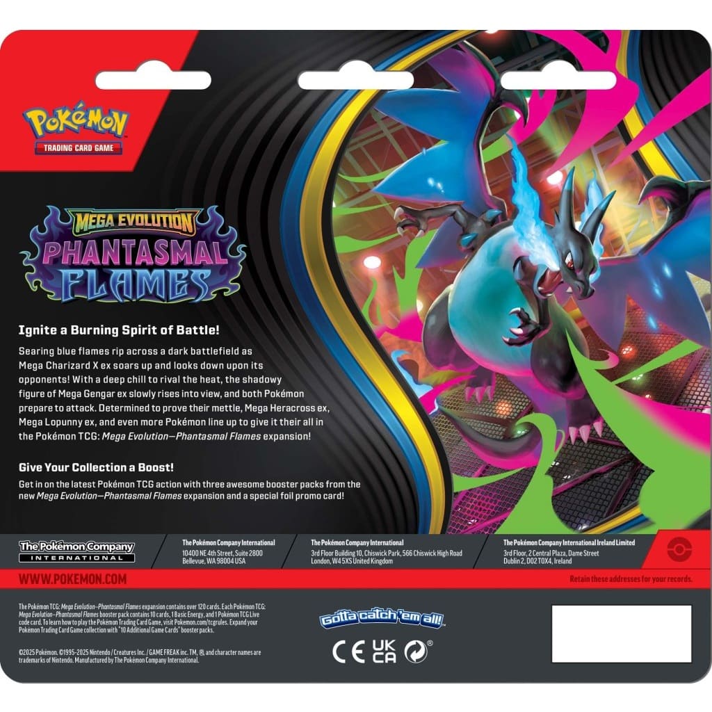 Pokémon TCG: Mega Evolution — Phantasmal Flames Blister Pack