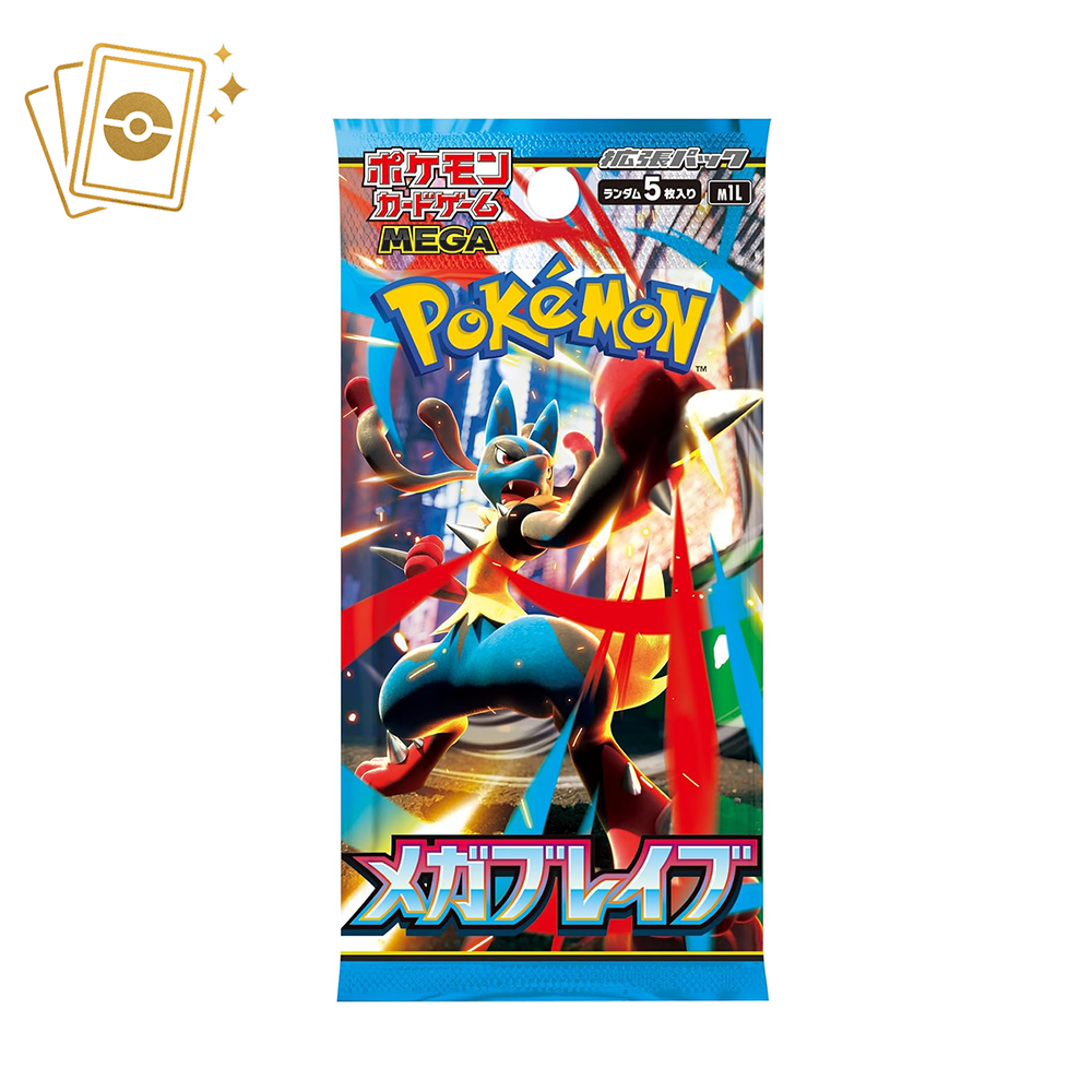 Pokémon TCG Mega Brave M1L Booster Pack - Japanese